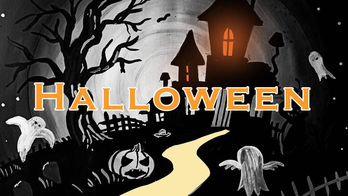 Урок рисования: Хэллоуин \ Drawing lesson: Halloween смотреть онлайн