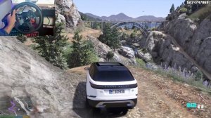 GTA 5 - Range Rover Velar 2023 | Logitech g29 Gameplay