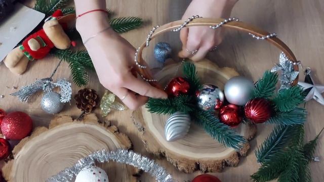 Новый год ❄️ украшение на спиле смотреть онлайн