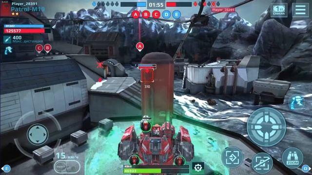 Robot Warfare - Hoplite - Mjolnir + Hummer  / Level 9
