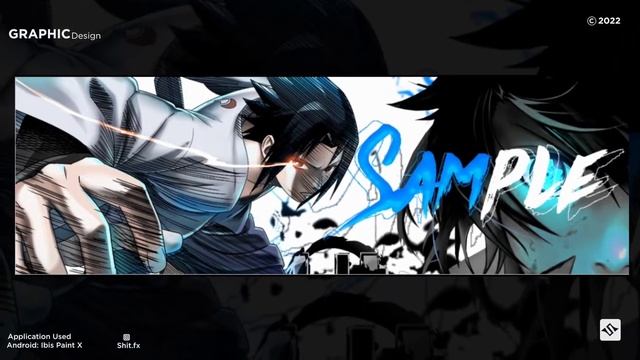 Speedart Sample Anime Header Design In Ibis Paint X Android смотреть онлайн