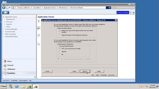 How to Configure Application Server - Dynamics SL 2011 SP2