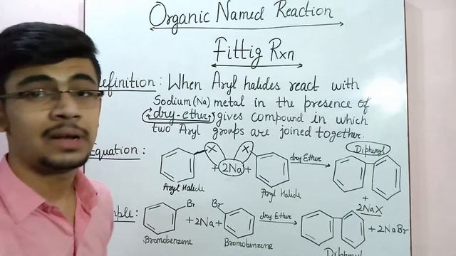 Fittig Reaction | Fitting Reaction Definition, Equation and Examples | Fittig Reaction class 12