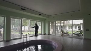 Тёплые раздвижные двери из стеклокомпозита