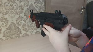 Автомат-Трещетка MP5 Чернокоричневый. Игрушечный. 665236. 2021