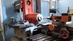 Шлифовка конуса шпинделя станка AKYAPAK AFD10 на стенде Шпиндель-иваново