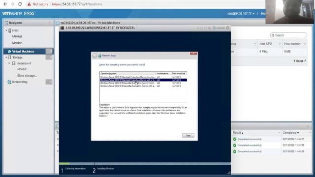 How to install Windows Server 2012 on VMware ESXi 6 7 and enable RDP Access смотреть онлайн