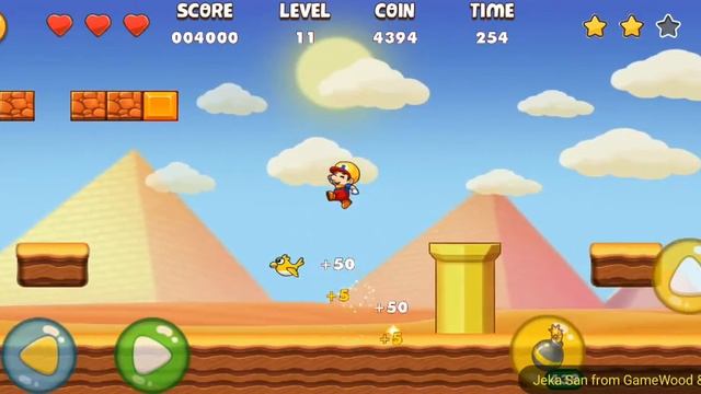 Level 11. Прохождение игры Super Matino — New Adventure на Android смотреть онлайн