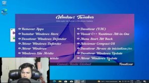 USEI WINDOWS TWEAKER E TRANSFORMEI MEU WINDOWS PESADO EM LITE EM APENAS 1 NUCLEO E 2 DE RAM!