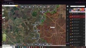 Обзор карты боевых действий Militarymaps Война на Украине за 15 октября 2024 год.