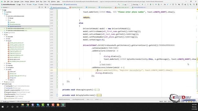 EDMT Dev - Uber Clone Tutorial #4 Driver Home Screen смотреть онлайн