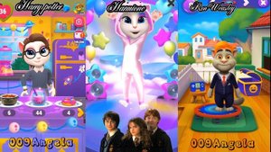 My Talking Angela 2||New Summer Updates Gameplay|Angela Vs Harry Potter #harrypotter