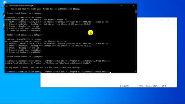 fix flutter doctor shows android studio missing or not found or not installed @hsktube