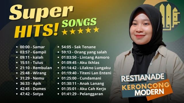 SAMAR - RESTIANADE | FULL ALBUM KERONCONG MODERN 2024 смотреть онлайн