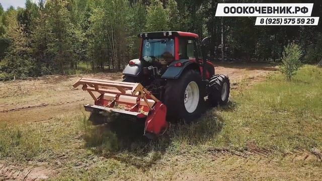 РАСЧИТСКА ПОЛОСЫ ОТВОДА ЛЭП ОТ ДКР. РАБОТА СПЕЦТЕХНИКИ. МУЛЬЧЕР SEPPI M НА ТРАКТОРЕ VALTRA