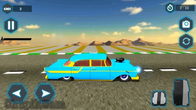 Retro Car Extreme Stunts Mega Ramps - Android Game Part 1 смотреть онлайн