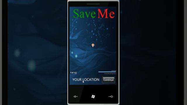 SaveMe on Windows Phone 7