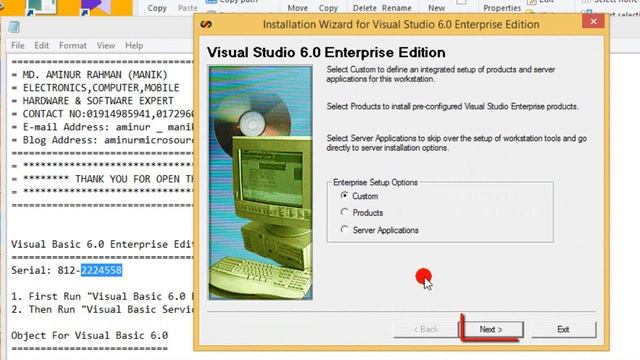 How to Install Visual Basic 6.0 Easy Process