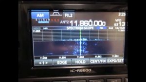 ICOM IC-R8600 11860kHz Radio Sanna