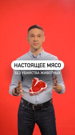 Настоящее мясо без убийства животных 🥩