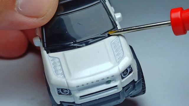 Matchbox Land Rover 90 White UK Series. Diecast Mobil Land Rover Murah Banjir di Gantungan