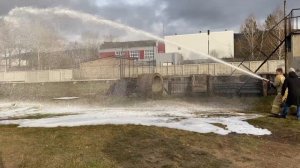 Ручной пожарный ствол РСКУ-70 производства "ПОЖТЕХСПАС" г. Миасс. Испытание