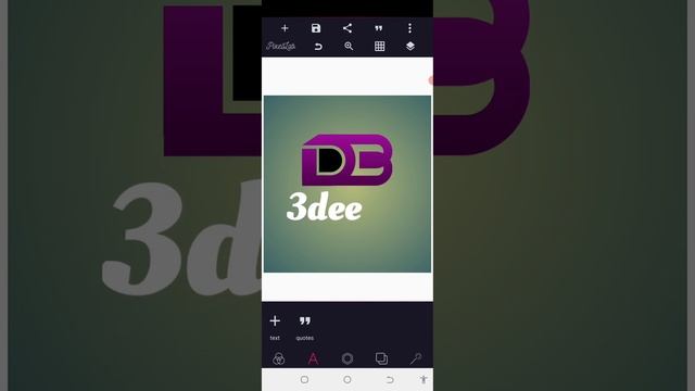 PixelLab Logo Design Tutorial || How to Make a Logo in Pixellab | 3D Logo Design | Smartphone