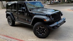 2021 Jeep 4xe Wrangler Plug-in Hybrid On The Road
