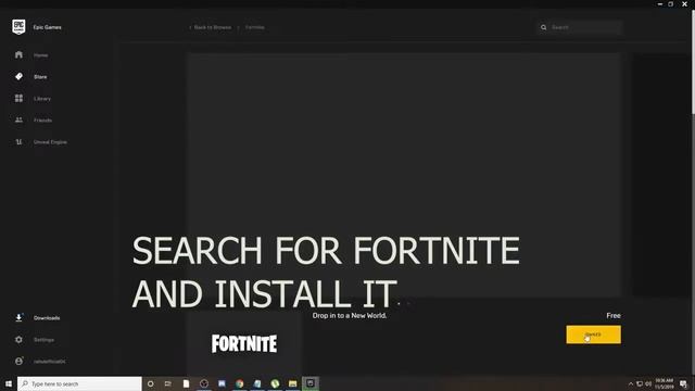 How to Download Fortnite in PC Window 10 Easy way Direct Download lastest 2019 смотреть онлайн