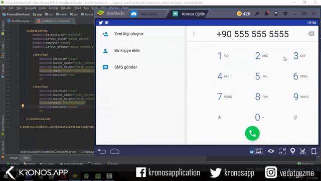 Android Studio Dersleri 5 - TextView AutoLink Eklemek смотреть онлайн