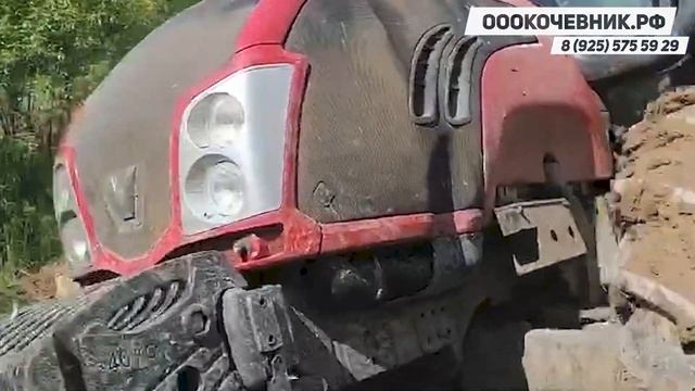 ЗАСТРЯЛ ТРАКТОР! Сложности при РАСЧИСТКЕ ЗЕМЕЛЬ. РОССЕТИ Ивэнерго. ОООКОЧЕВНИК. УСЛУГИ МУЛЬЧЕРА