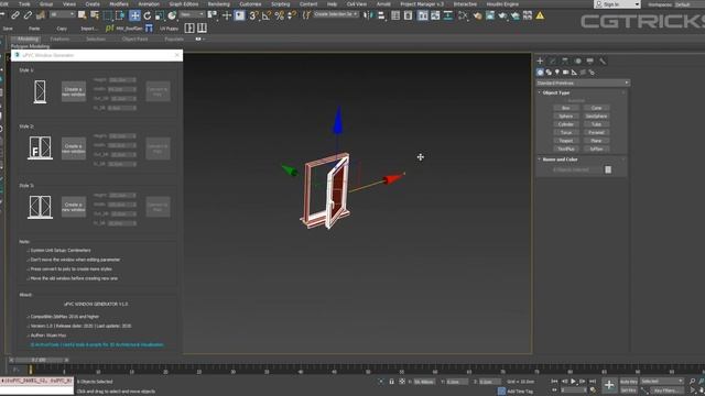 uPVC Window Generator v1.0 | ArchvizTools