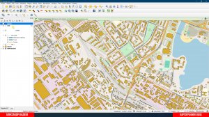 Карта улиц и домов в QGIS