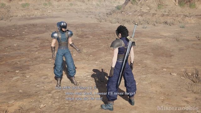 Zack helps a Weak SOLDIER 3rd Class | Crisis Core FF7 Reunion