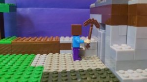 Lego мультфильм майнкрафт. Серия 1. Первая ночь