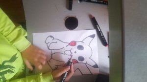 рисуем Пикачу красивого Поставь лайк