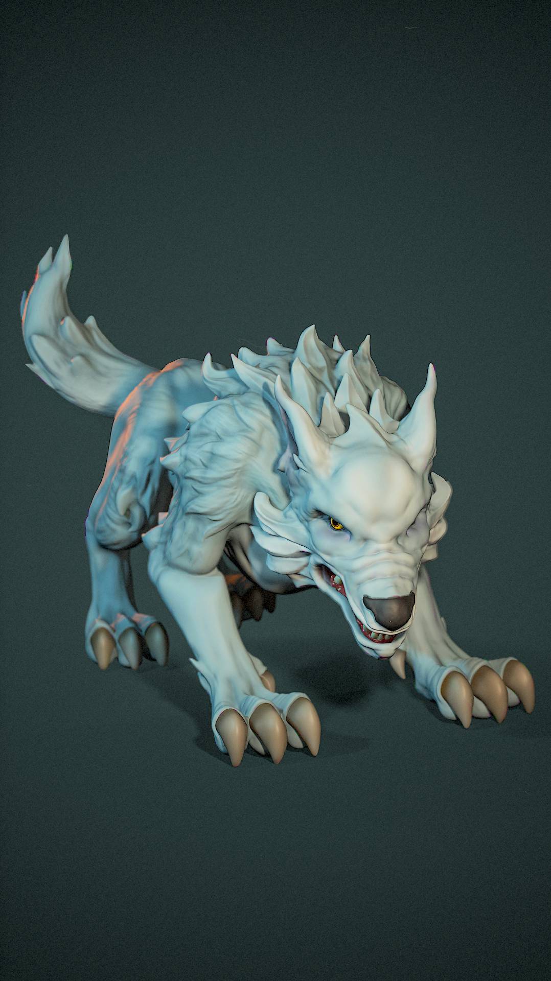 Speed sculpt - Stylized Wolf