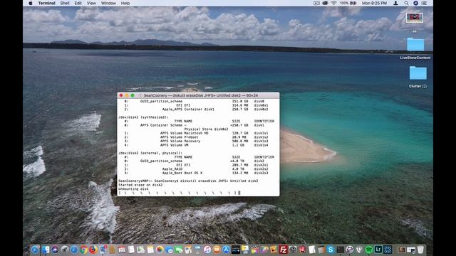 Initialize Hard Drive Using macOS Command-Line Tutorial смотреть онлайн
