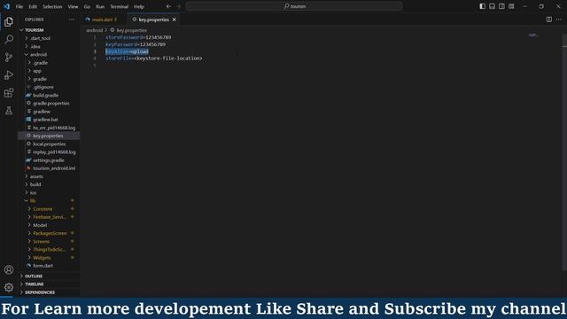 How to generate signed APK in Flutter (vs code) || Build and release an Android app in flutter