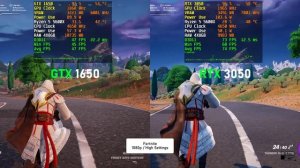 Nvidia GTX 1650 vs RTX 3050 | 10 Games tested