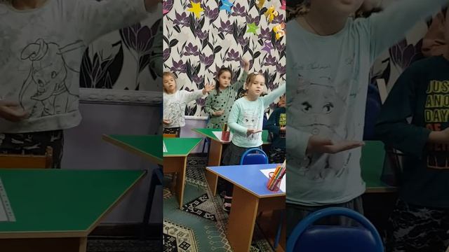 Детский сад СИМБА-KIDS. Открытый урок по Казахскому языку (Приветствие). 2022 г смотреть онлайн