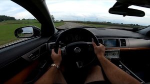 Jaguar XF 3.0 D (2011) | X250 | POV Test Drive