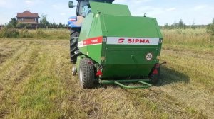 "Плавающий" пресс-подборщик Sipma PS 1210 Classic. Обучение работе на пресс-подборщике.