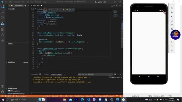 Build android app with flutter | Episode 1 | Flutter UI Design Tutorial || workout app