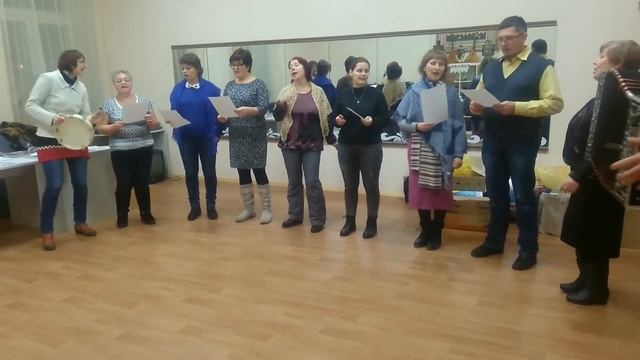 Отрывок с занятия ансамбля "Верея" смотреть онлайн