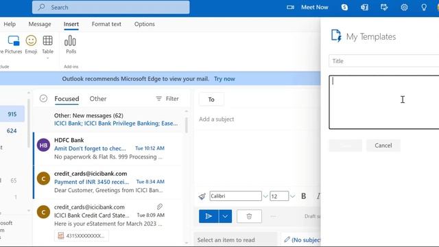 How to Use My Templates in Outlook Web? смотреть онлайн