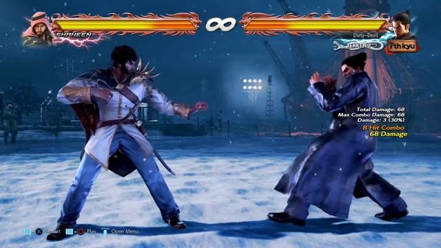 TEKKEN 7 - Kazuya 1 Minute Combo Challenge смотреть онлайн