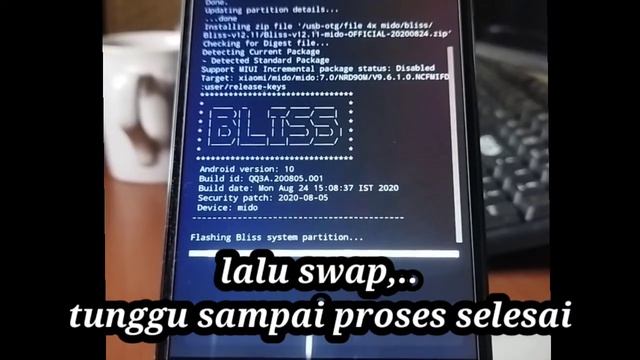 Custom Rom Redmi note 4x/Mido #Blissrom Official Android 10#part 1 смотреть онлайн