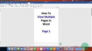 How to View Multiple Pages In Word (Microsoft)