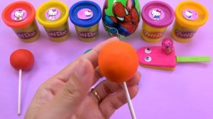 Как сделать радужное мороженое из глины ASMR  Bon Bon